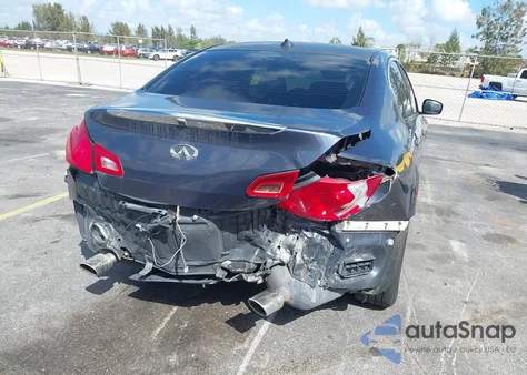 2013 Infiniti G37X z USA, uszkodzony, nr VIN JN1CV6AR2DM352903